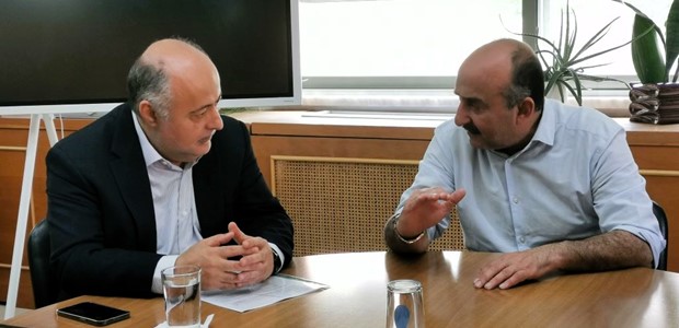 Στο δημαρχείο ο ευρωβουλευτής Δημήτρης Τσιόδρας